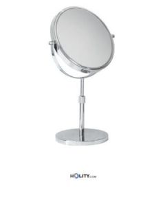 Specchio cosmetico ingranditore da tavolo h16421