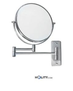 Specchio cosmetico ingranditore da parete h16422