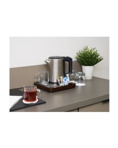 Bollitore elettrico con vassoio nero h164_107