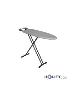 Asse da stiro con barra appendiabiti h164_85