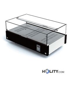 Vetrina porta brioche riscaldata 1 piano h16904