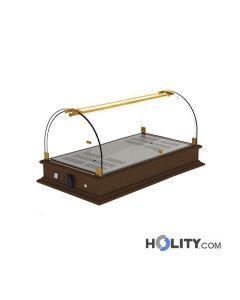 Vetrina porta brioches a cupola riscaldata h16918