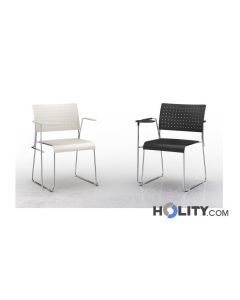 fire-retardant-conference-room-chair-with-writing-tablet-h17727