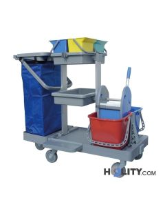 professional-cleaning-trolley-with-central-base-h17916