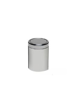 Cestino gettacarte per camera in acciaio inox h2096