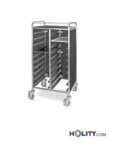 Carrello Portavassoi pannellato legno h2200158
