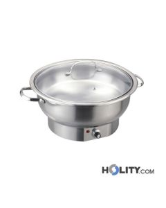 Round stainless steel food warmer h220135