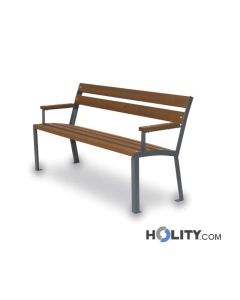 urban-street-furniture-bench-with-pine-wood-slats-h35012