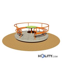 Girotondo Merry-go-round with aluminum platform h350_117