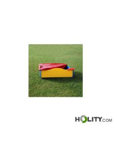 Sandbox for playgrounds with cover h351_21