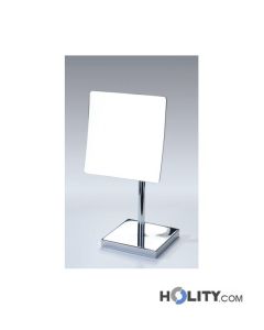 Specchio cosmetico ingranditore quadrato da appoggio h3905