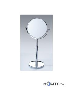 Specchio cosmetico ingranditore tondo da appoggio h3906