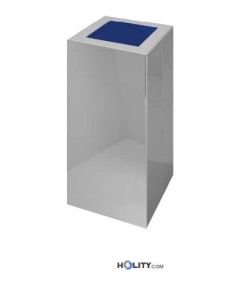 Recycling bin with revolving lid h41313