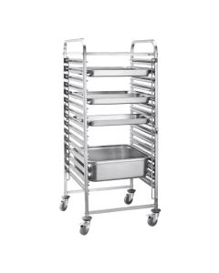 Carrello portavassoi in acciaio inox h418_157