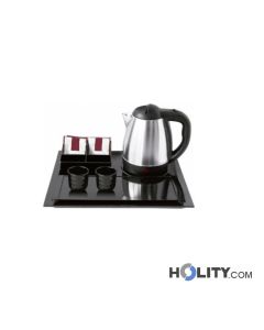 Set vassoio cortesia con bollitore h43810