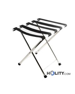 Reggivaligia in acciaio per hotel h43830