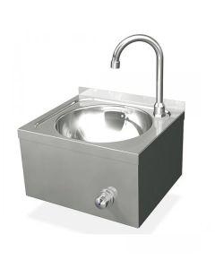 Lavamani a parete con comando a ginocchio h45608