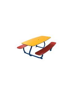 Tavolo pic nic con panche per bambini h463_04