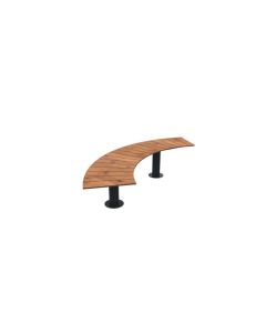 Street furniture bench in Tyrol pine h463_11