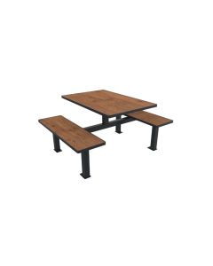 Tavolo e panche a 4 posti rettangolare h463_21