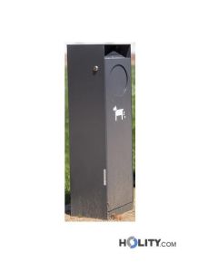 dog-waste-bin-in-painted-steel-h516-03