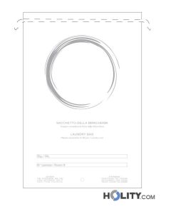 Hotel courtesy line laundry bag h5422