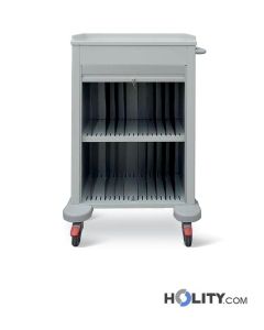 chart-holder-trolley-with-roller-shutter-h564-06