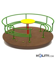 Rotating carousel for public parks h575_15
