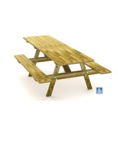 Picknicktisch mit erleichtertem Zugang h575_42
