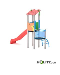 Torretta per parco giochi con ringhiera h575_83