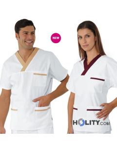 Casacca-unisex-con-collo-a-v-a-contrasto-h65126