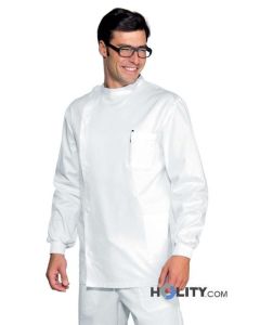Casacca-dentista-con-polso-in-maglia-h6588
