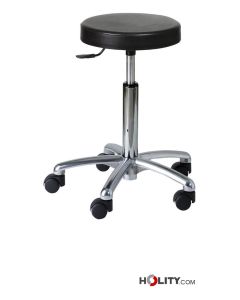 round-medical-stool-in-polyurethane-aluminum-base-h666-36