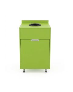 Pattumiera per raccolta rifiuti fast food h684_145