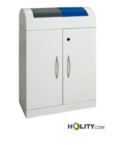 2-compartment recycling bin h719_06