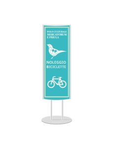 Advertising totem with two uprights h738_210