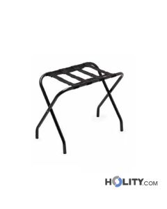 Reggivaligia in acciaio nero opaco h76_115