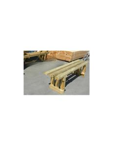 Wooden bench for public spaces without backrest h773_32