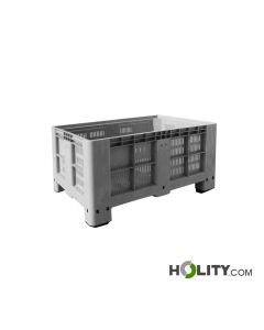 Perforated industrial plastic container h836_40