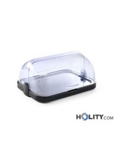 Black refrigerated buffet display case h887_49