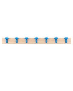 Wall-mounted coat rack 7 places plastic hangers h908_198