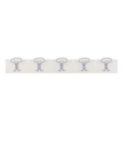 Wall-mounted 5-place coat rack metal hangers h908_199