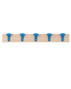 5-slot nursery coat rack with plastic hangers h908_200
