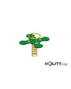 Clover-shaped spring rider h914_04