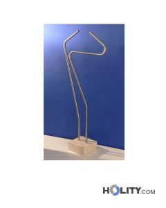 Servomuto di design in marmo e acciaio h9709