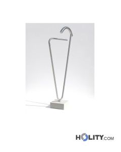 Servomuto di design in marmo e acciaio h9718