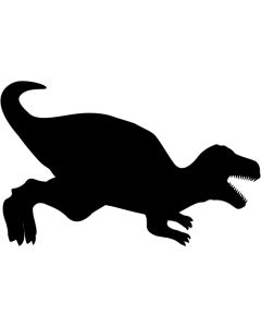 Lavagna a forma di dinosauro adesiva h14846