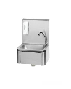 Lavamani a parete in acciaio inox h21528