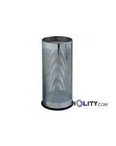 Portaombrelli-in-acciaio-perforato-con-vaschetta-raccogliacqua-h2058-acciaio-inox