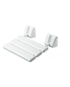 Folding non-slip seat for shower in ABS and aluminum